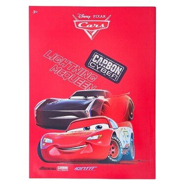 Disney Cars Super Charge Printed Arabic Notebook A4