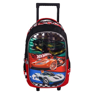 Mattel Hotwheels Racing Team Printed Trolley Bag 18inch
