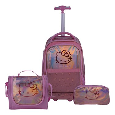 Sanrio Hello Kitty Cutie Printed Trolley School Set 20inch