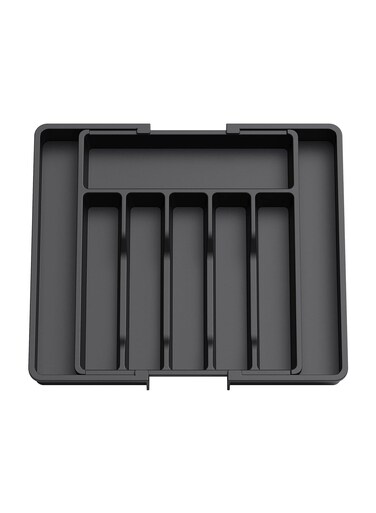 Expandable Utensil Tray Extended Tableware Storage Box Household Portable Telescopic Storage Tray Silverware Drawer Organizer, Utensil Flatware Cutlery Holder Tray Organizer for Kitchen Drawer