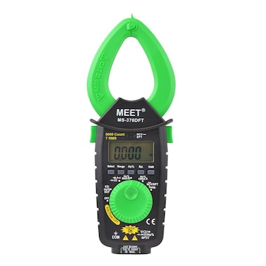 Terminator 6000 Count 1000A AC/DC Slim Pocket Clamp Meter With Temp Hz NCV SPT &amp;  NCF Features