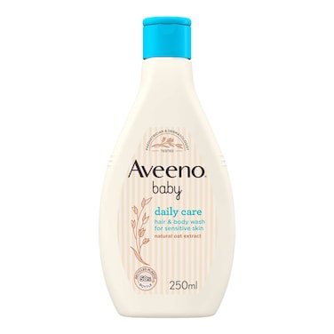 Aveeno Baby Daily Care Hair And Body Wash, With Oat Extract, 250ml