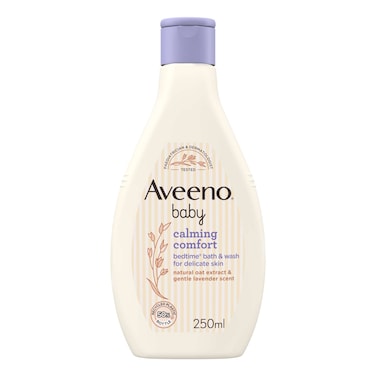 Aveeno Baby Calming Comfort Bedtime Bath And Wash, Oat Extract 250ml