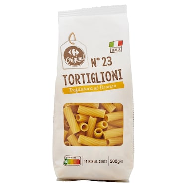 Carrefour Original Bronze-Cut Tortiglioni Pasta, 500g