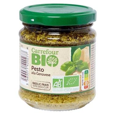 Carrefour Bio Pesto Genovese Sauce 185g