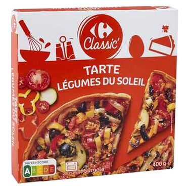 Carrefour Classic Sunny Vegetable Tart 400g