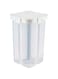 JANNAH 4 Partition Sealed Airtight Jar Large Food Containers (White)
