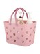 Anyoifax Portable Shower Caddy Tote Plastic Storage Basket with Handle Box Organizer Bin for Bathroom, Pantry, Kitchen, College Dorm, Garage - Pink