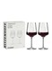 Crystal Red Wine Glass (536 ml), Set of 2, Elegant Wine Glass for Dining, Dishwasher Safe, Exclusive Gift Box, Made in Germany