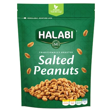 Halabi Traditionally Roasted Salted Peanuts, 90g