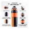 Borosil Vacuum Sip Bottle Black 560ml