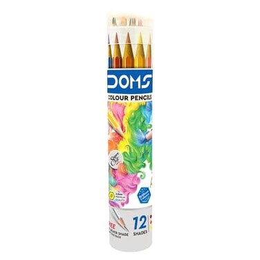 Doms Colour Pencils Round Tin 13 PCS