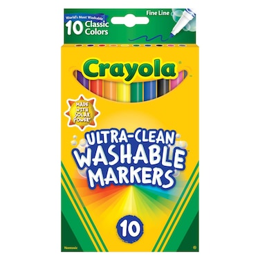 Crayola Washable Fineline Markers CY587852 10 PCS