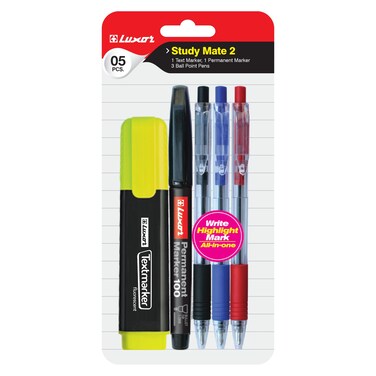 Luxor Study Mate 2 Stationary Set LX1342 5 PCS
