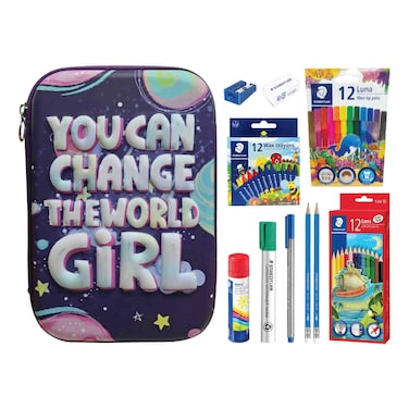 Staedtler Change The World Themed School Case Set