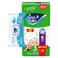Fine Double Lock Baby Diapers, Size 6 (16 kg) + Aqua Wipes (72 Sheets)