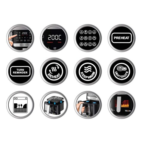 Black &amp; Decker Airfryer, AF4500-B5, Black, 4.5 L