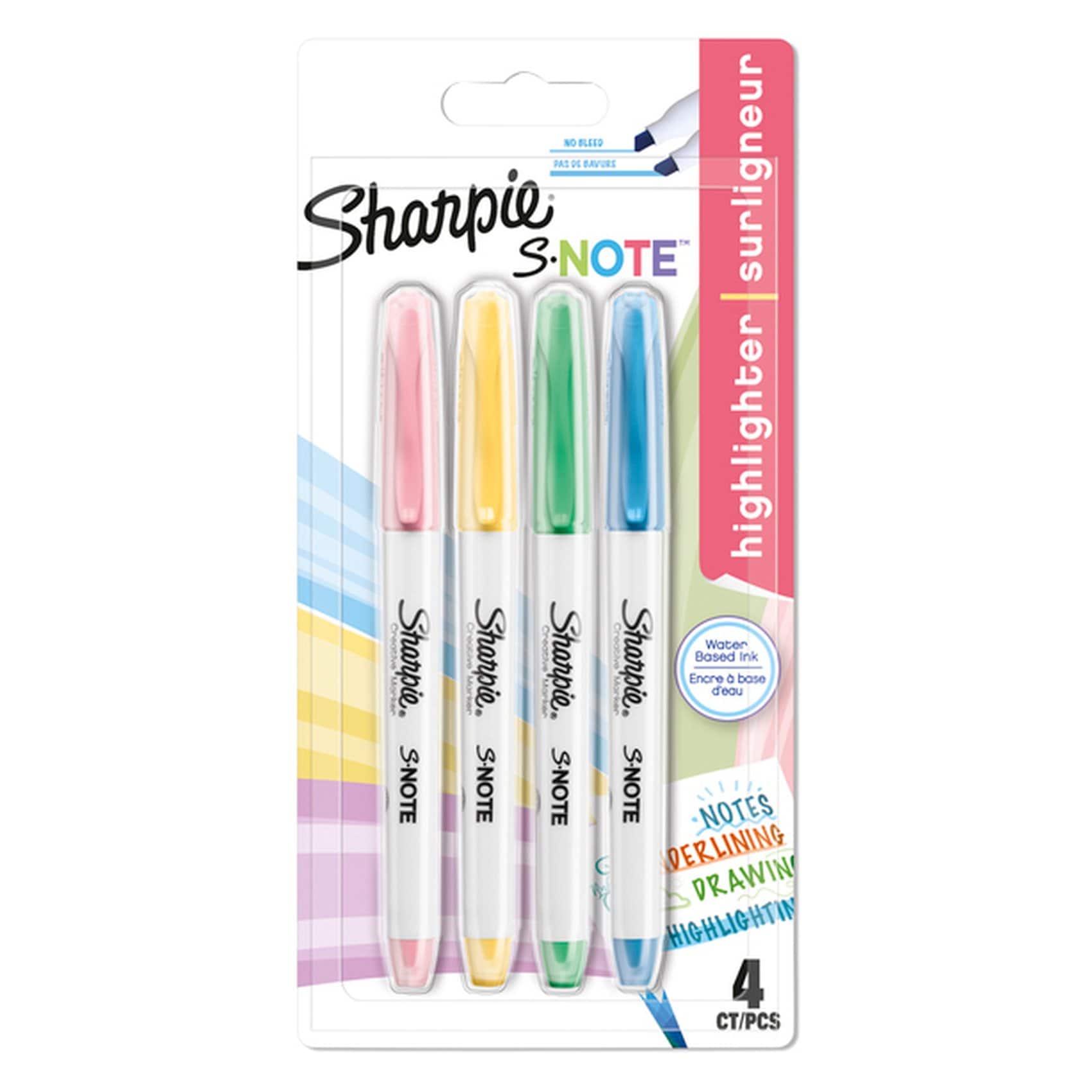 Sharpe Note Buy Sharpie S-Note Chisel Tip Permanent Markers 4 PCS Online ...