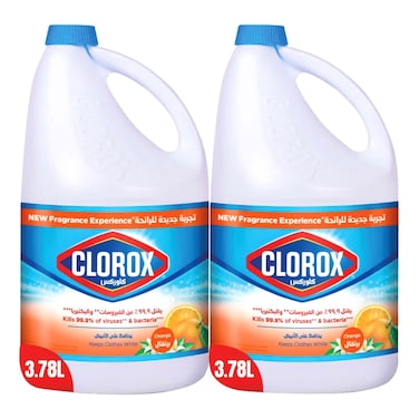 Clorox Gallon Bleach Orange 3.78L Pack of 2