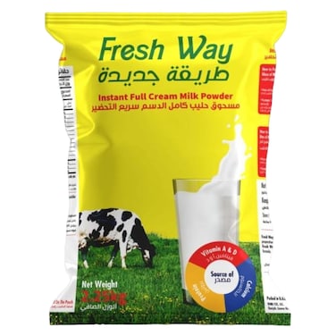 Fresh Way Instant Full Cream Milk Powder 2.25kg