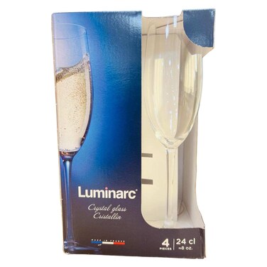 Luminarc Menades Stem Crystal Glass 240ml 4 PCS