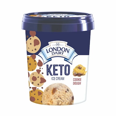 London Dairy Keto Cookie Dough Ice Cream, 473ml