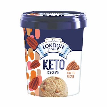 London Dairy Keto Butter Pecan Ice Cream, 473ml