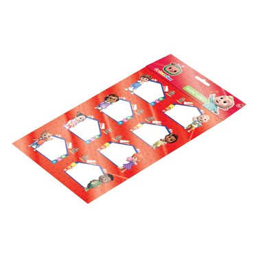 Cocomelon Printed Name Labels in Opp Bag A4 2 Sheet