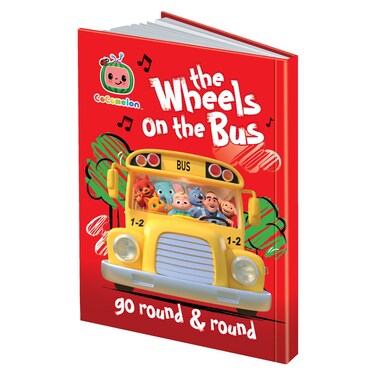 Cocomelon The Wheels on The Bus Printed Hard Cover Arabic Notebook 100 Sheet 16x22cm
