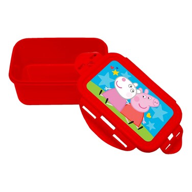 Peppa Pig Printed Rectangular Shaped Food Container