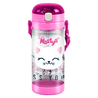 Like Nastya Printed Premium Sequare Water Bottle