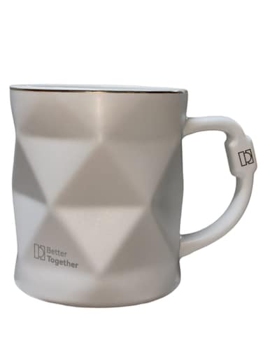 Mugs grey/silver Cups , Over 45% Bone Content Lightweight Porcelain Cups, Funny Coffee Mug Love You Woman Novelty Cup Gift Idea For Mother Men Sister Girlfriend CupsCeramic Tea Mug