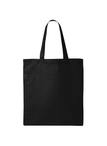 TBF Tote Bags Suitable for DIY Advertising Promotion Gift Giveaways (15x16) Black One size