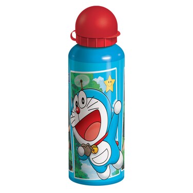 Doraemon Printed Metal Water Bottle with Strap