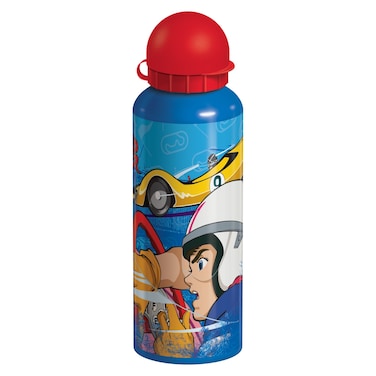 Speed Racer Printed Metal Water Bottle with Strap