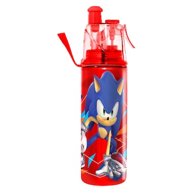 Sonic Prime Printed Transparent Water Bottle 600ml