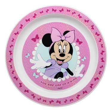 Minnie Mouse Printed Kids Mico Plate