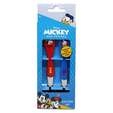 Disney Mickey Mouse and Friends Printed Stainless Steel Cutlery Set