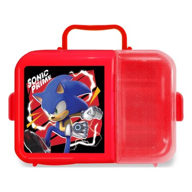 Sonic Prime The Hedgehog Printed 2 Compartment Lunch Box
