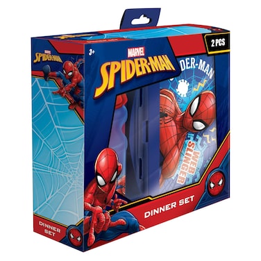 Marvel Spiderman Printed Dinner Set in PVC Box