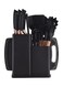 LLC Premium Black Silicone Cooking Utensils, Non-stick Kitchen Utensil Set, Wooden Handle Non Toxic BPA FreeKitchen Utensil Set 19 Piece Cooking Tools Kit Includes Knives, Spatulas, Spoons, Ladles for Professional Chefs or Home Cooks