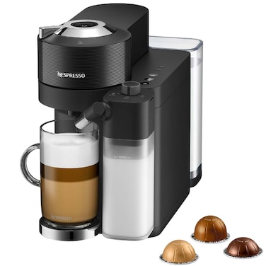 Nespresso Coffee Machine Vertuo Lattissima, 1.6 L, Matte Black, Power Saving Mode