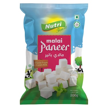 Nutri Feast Frozen Malai Paneer 200g