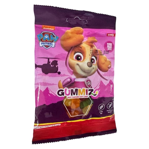 Paw Patrol Gummiz Worms Fruit Flavoured Soft Candy 70g