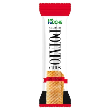 كوتشي رقائق البطاطس  بالجالابينو والفلفل الأحمر الحار، 60 غرام