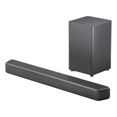 فيلبس عمود صوتي بنظام القناة 2.1 مع مضخم الصوت TAB5309 بلون رمادي داكن