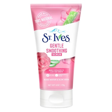St Ives Gentle Smoothing Scrub with Rose Water and Aloe Vera 170g