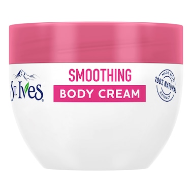 St. Ives Smoothing Body Cream with Rose Water and Argan Oil 300ml