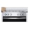Indesit 4 Gas Burners Cooker With Grill IS67G1PCX Stainless Steel 60x60cm