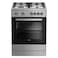 Beko 60x60cm Free Standing Gas Cooker, Full Safety, 4 High Efficiency Gas Burner(1 Wok), Cast Iron Pan Support, Conventional Fan, FSHT61121DXL(Inox)